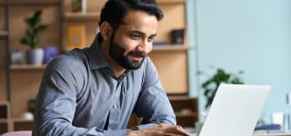 man on laptop