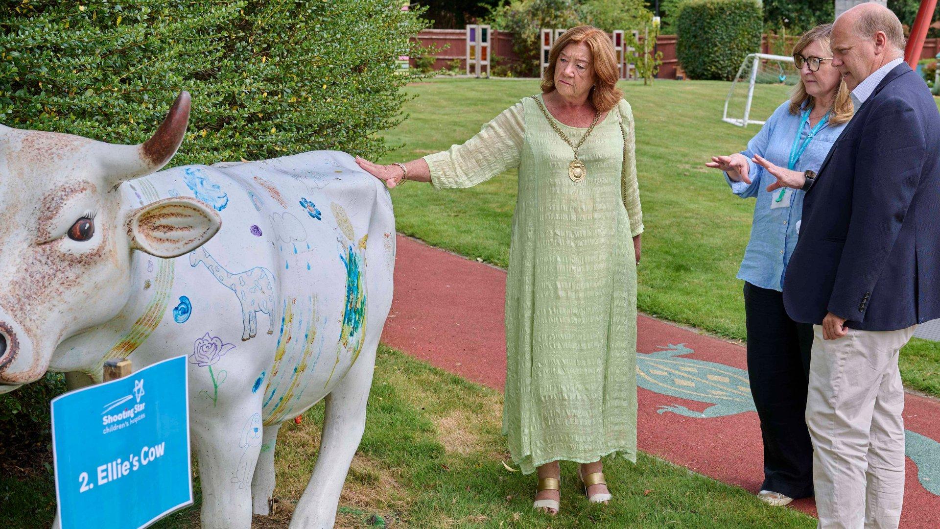 'Ellie's Cow', which featured in Hospice UK's 2024 National Garden Scheme partnership film