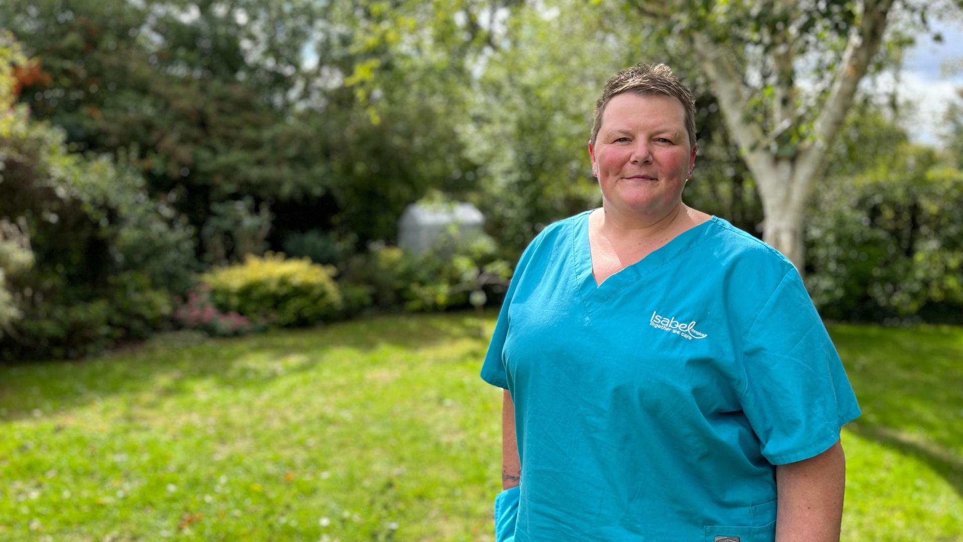 Claire is one of a team of community support staff at Isabel Hospice