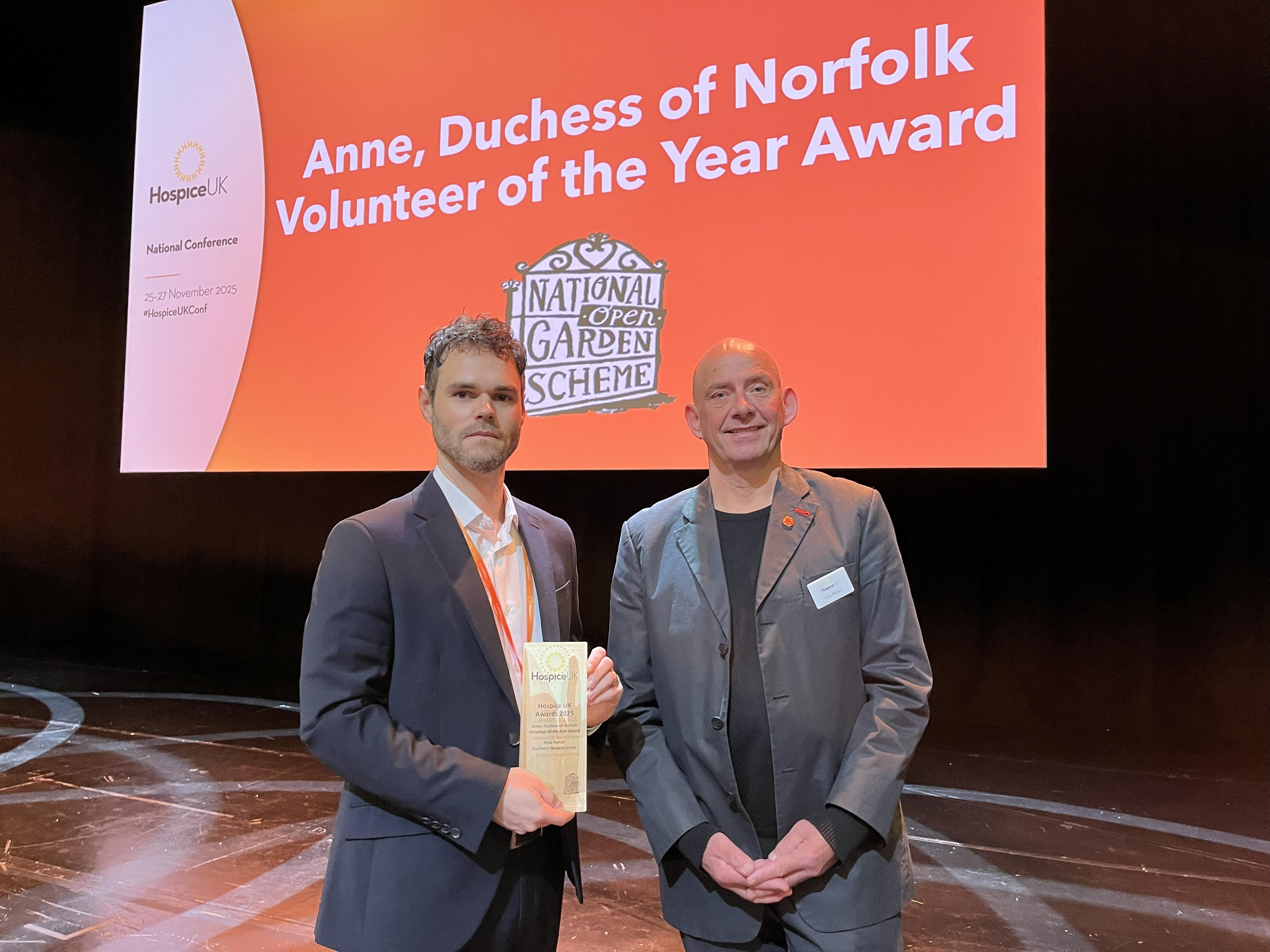 Volunteer of the Year award 2025