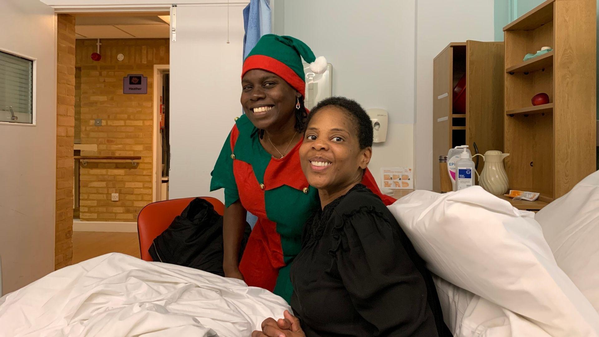 Leonore Lord-Patterson shares how her sister Wendy spent Christmas on the ward at Saint Francis Hospice