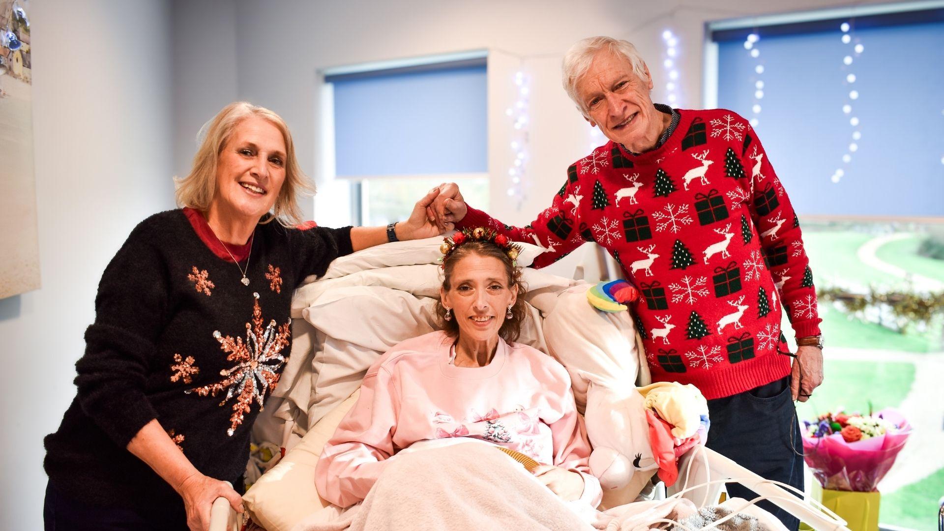Amanda’s daughter, Michelle, 42, was receiving end-of-life care at Willen Hospice in Milton Keynes in Christmas 2024