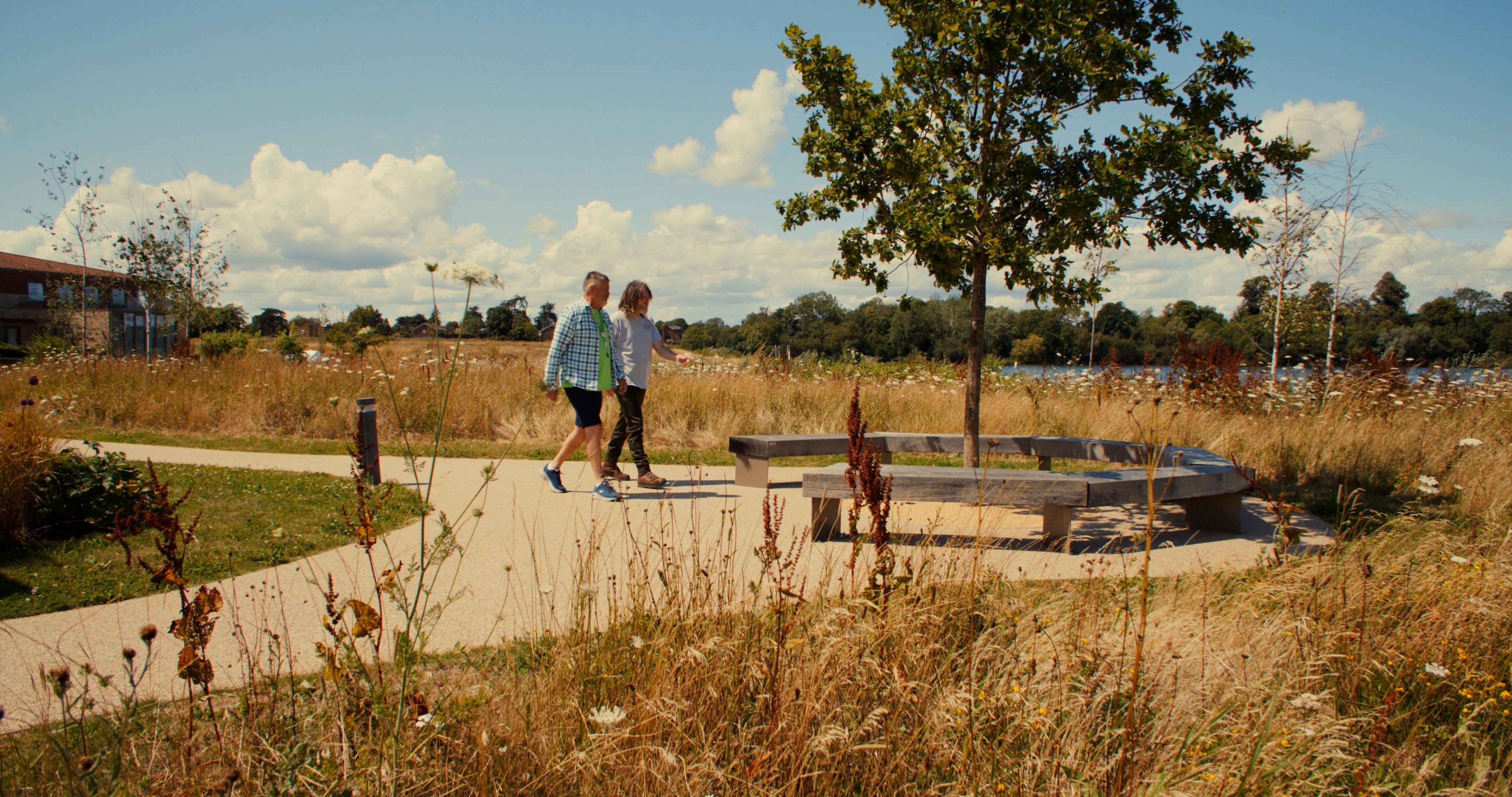 Patients, staff and volunteers all feel the therapeutic power of The Great Outdoors at Thames Hospice