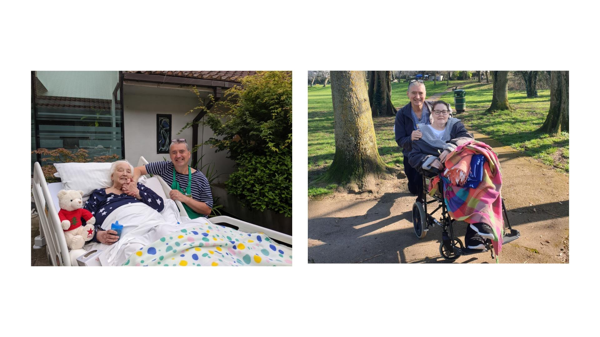 Volunteer Joe helps North London Hospice patients enjoy The Great Outdoors