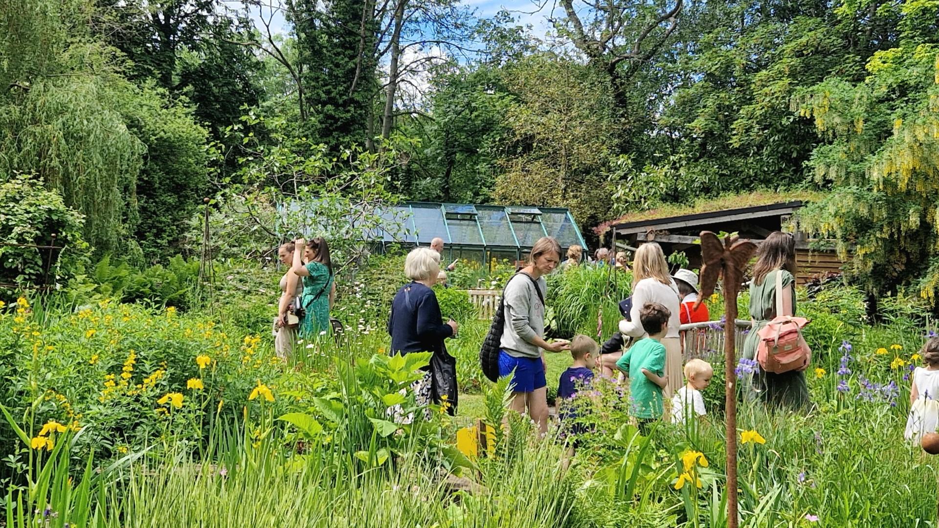 Maureen's husband Patrick received hospice care; his legacy lives on today through Maureen's open gardens for the National Garden Scheme