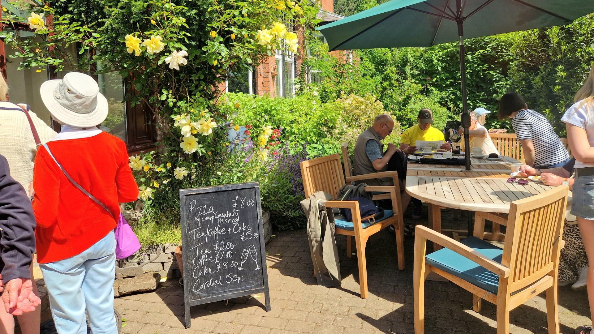Maureen's husband Patrick received hospice care; his legacy lives on today through Maureen's open gardens for the National Garden Scheme
