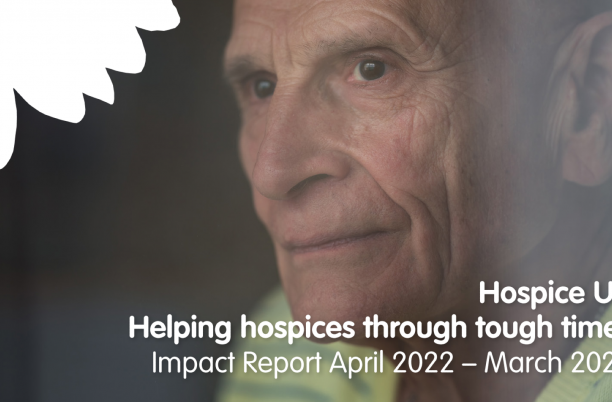 Hospice UK's Impact Report explores the organisational and strategic achievements of the period April 2022 - March 2023 with reviews, case studies, and data.