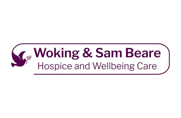 Woking and Sam Beare Hospice logo