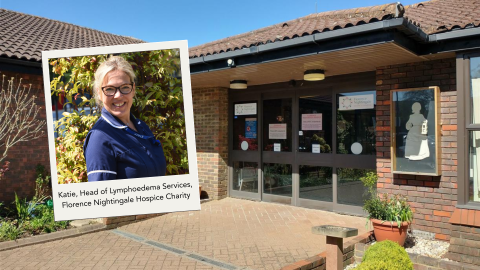 Katie Greig received a National Garden Scheme professional development bursary to complete further training in Lymphoedema care