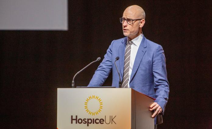 Stephen Kinnock at Hospice UK National Conference 2025 (credit Fotopia)