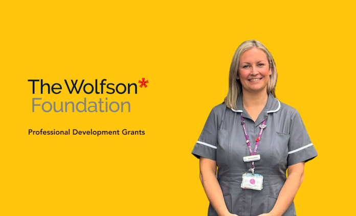 Gemma Stead is a Palliative Care Nurse Specialist at Queenscourt Hospice. Funding for further training from The Wolfson Foundation has helped to develop her career in Palliative Care. 