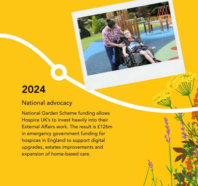 Hospice UK and National Garden Scheme celebrate 30 years of partnership in 2026