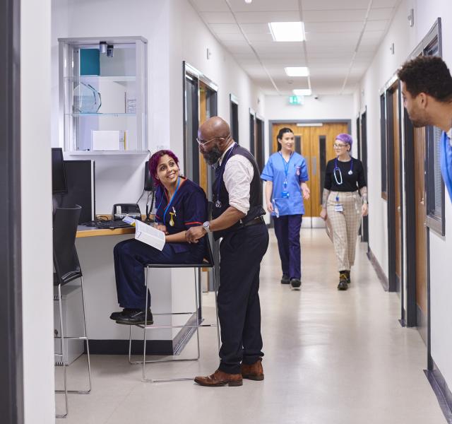 group of healthcare workers