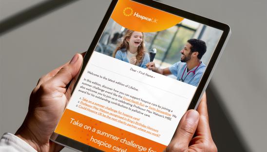 A mockup of the new version of our Lifeline e-newsletter