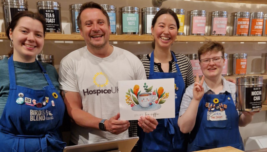 Hospice UK's partnership with Bird and Blend is a great example of partnership working - work for good
