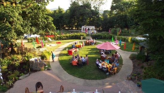 Skanda Vale Hospice, Carmarthenshire, opens for the National Garden Scheme's open gardens