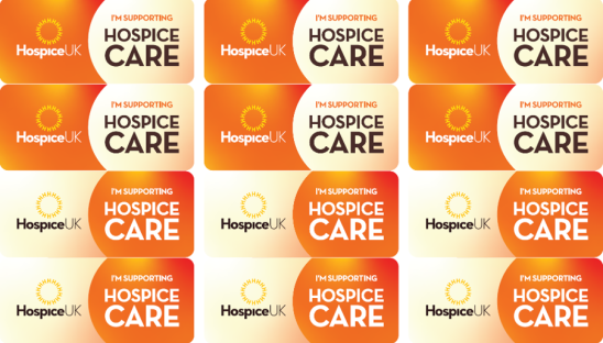 I'm supporting hospice care banner with the Hospice UK logo